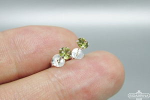 Auskarai su cirkoniais - AUV051