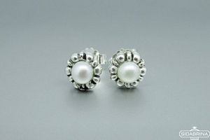 Auskarai su perlais - AUM1062