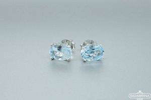 Auskarai su topazu - AUM1235