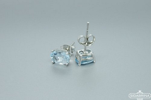 Auskarai su topazu - AUM1235