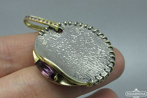 Pakabukas su ametistu - PAM350