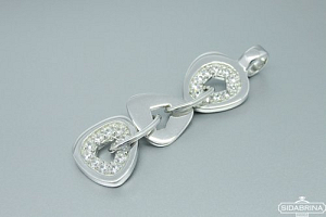 Pakabukas su cirkoniais - PAM545