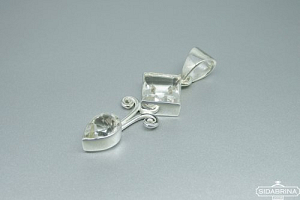 Pakabukas su kalnų krištolu - PAM751