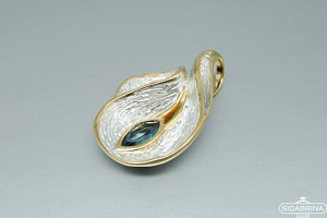 Pakabukas su mėlynuoju Londono topazu - PAM705