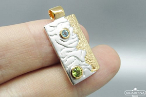 Pakabukas su natūraliais akmenimis - PAM511