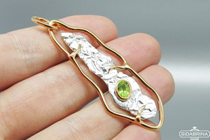 Pakabukas su peridotu - PAM654