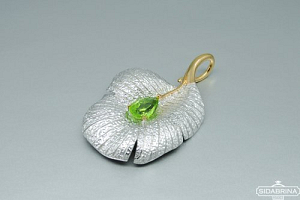 Pakabukas su peridotu - PAM666