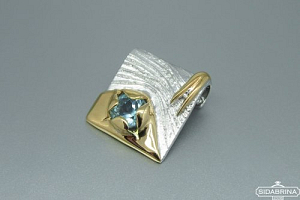 Pakabukas su topazu - PAM398