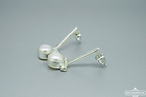 Sidabriniai auskarai - AUM1888