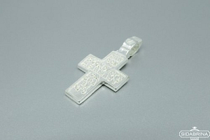 Sidabrinis vyriškas sentikių kryželis - KR086