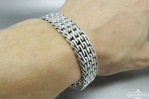 Vyriška sidabrinė apyrankė - APV106