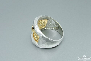 Žiedas su ametistu - ZDM991