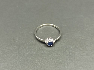 Žiedas su korundu - ZDM1602