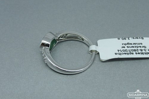 Žiedas su natūraliu akmenimi - ZDM499