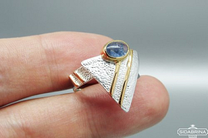 Žiedas su safyru - ZDM1250