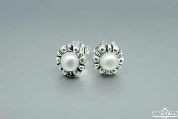 Auskarai su perlais - AUM1062