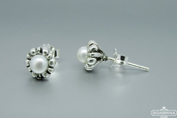 Auskarai su perlais - AUM1062