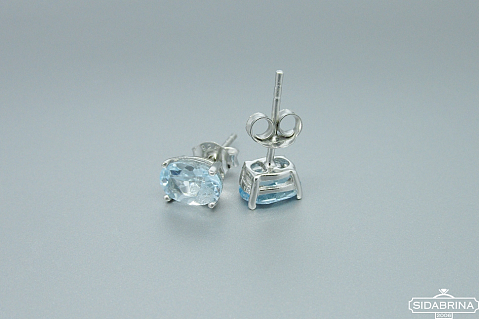 Auskarai su topazu - AUM1235