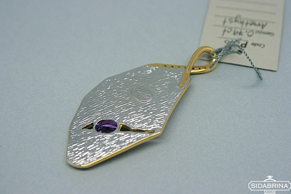 Pakabukas su ametistu - PAM294