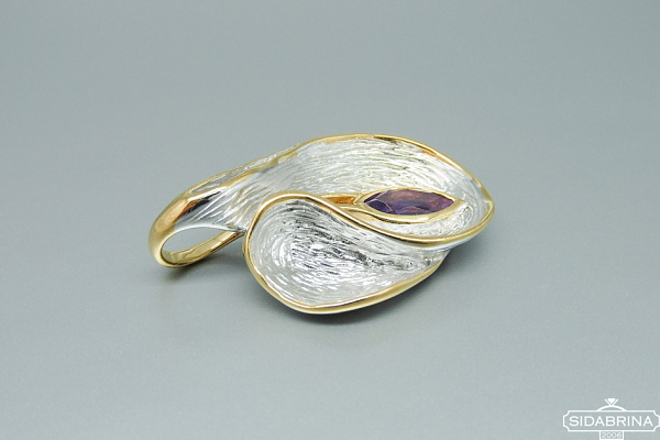 Pakabukas su ametistu - PAM704