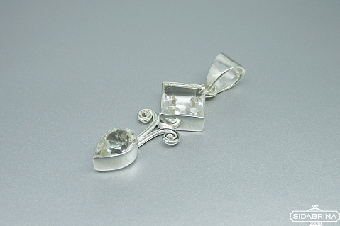 Pakabukas su kalnų krištolu - PAM751