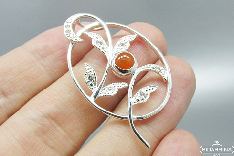 Pakabukas su karneoliu - PAM520