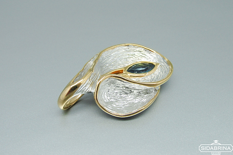 Pakabukas su mėlynuoju Londono topazu - PAM705