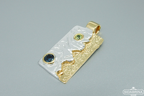 Pakabukas su natūraliais akmenimis - PAM513