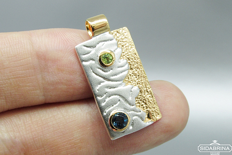 Pakabukas su natūraliais akmenimis - PAM513