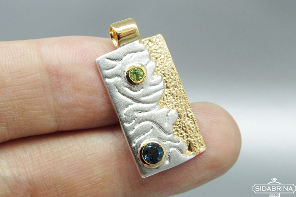 Pakabukas su natūraliais akmenimis - PAM513