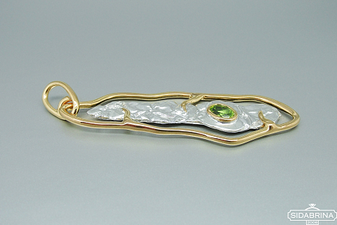 Pakabukas su peridotu - PAM654