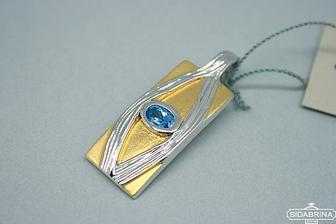 Pakabukas su topazu - PAM291