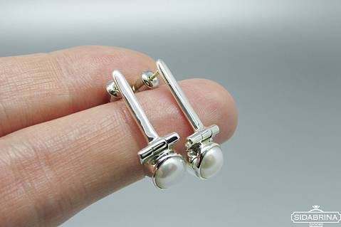 Sidabriniai auskarai - AUM1888