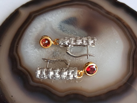 Sidabriniai auskarai - AUM2191