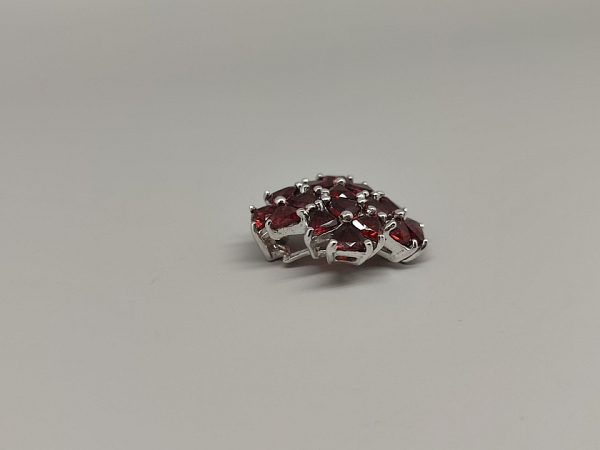 Sidabrinis pakabukas su granatu - PAM9177