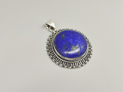 Sidabrinis pakabukas su lazuritu - PAM9179