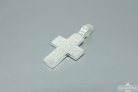 Sidabrinis vyriškas sentikių kryželis - KR086