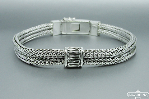 Vyriška sidabrinė apyrankė - APV088