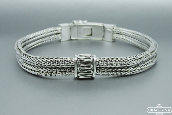 Vyriška sidabrinė apyrankė - APV088