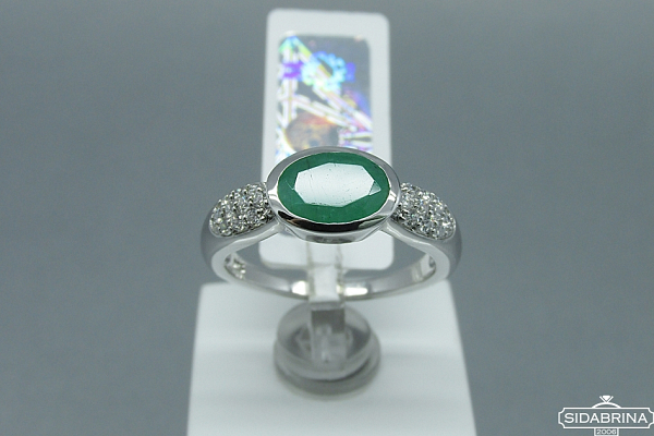 Žiedas su natūraliu akmenimi - ZDM499