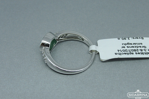 Žiedas su natūraliu akmenimi - ZDM499