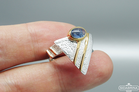 Žiedas su safyru - ZDM1250