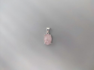 Sidabrinis pakabukas su rožiniu kvarcu - PAM9158