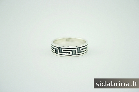Tamsinto sidabro žiedas - ZDM195