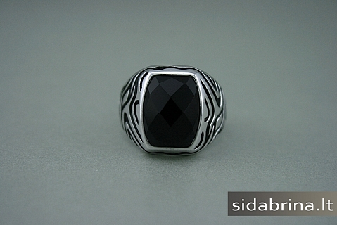 Vyriškas sidabrinis žiedas - ZDV088
