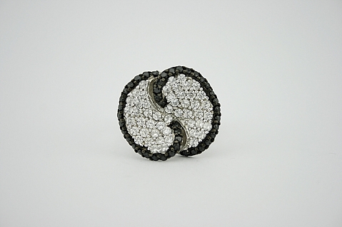 Žiedas su Svarovski kristalais - ZDM062
