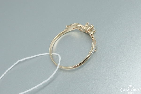 Auksinis žiedas - ZDA001