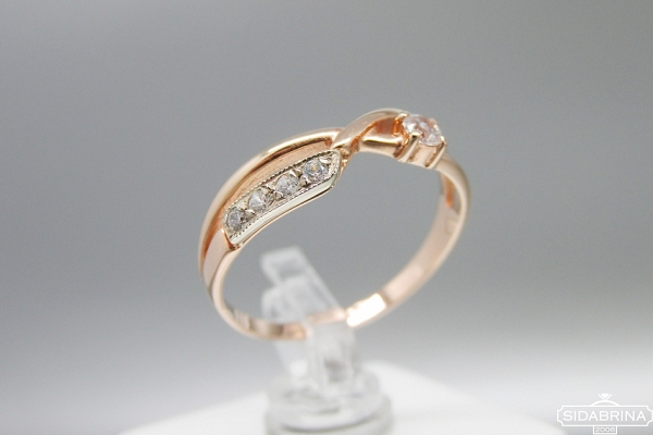 Auksinis žiedas - ZDA018