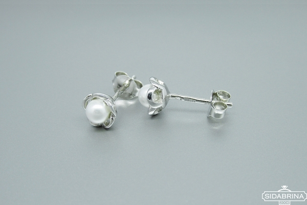 Auskarai su perlais - AUM1339
