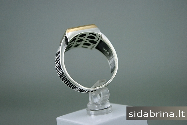 Vyriškas sidabrinis žiedas - ZDV084